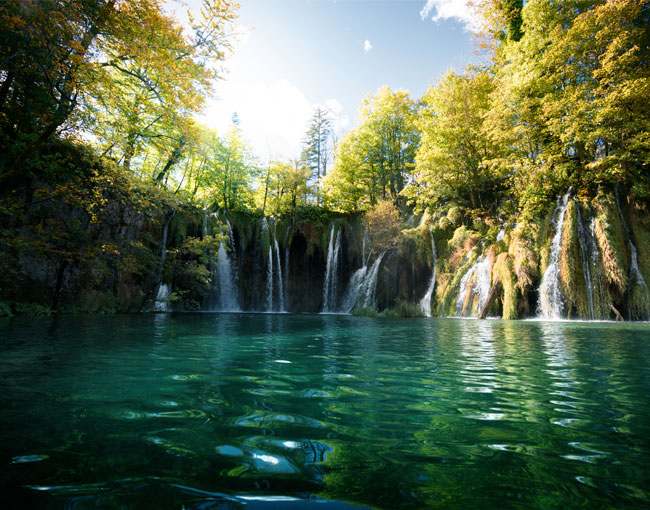 Fotomurales cascadas lagos de plitvice